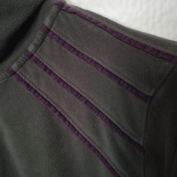 MERRELL Women's  Soft Shell ActJacket,  size L,  Grey/ Purple accents, Pre_owned - Picture 3 of 11